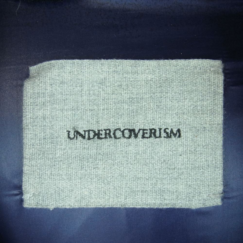 UNDERCOVER アンダーカバー 12AW J4205 袖レザー 襟ボア ダウン ジャケット 中国製 ブラック系 2【中古】