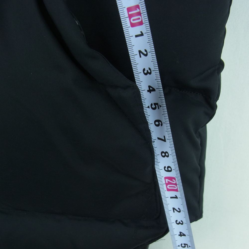 UNDERCOVER アンダーカバー 12AW J4205 袖レザー 襟ボア ダウン ジャケット 中国製 ブラック系 2【中古】