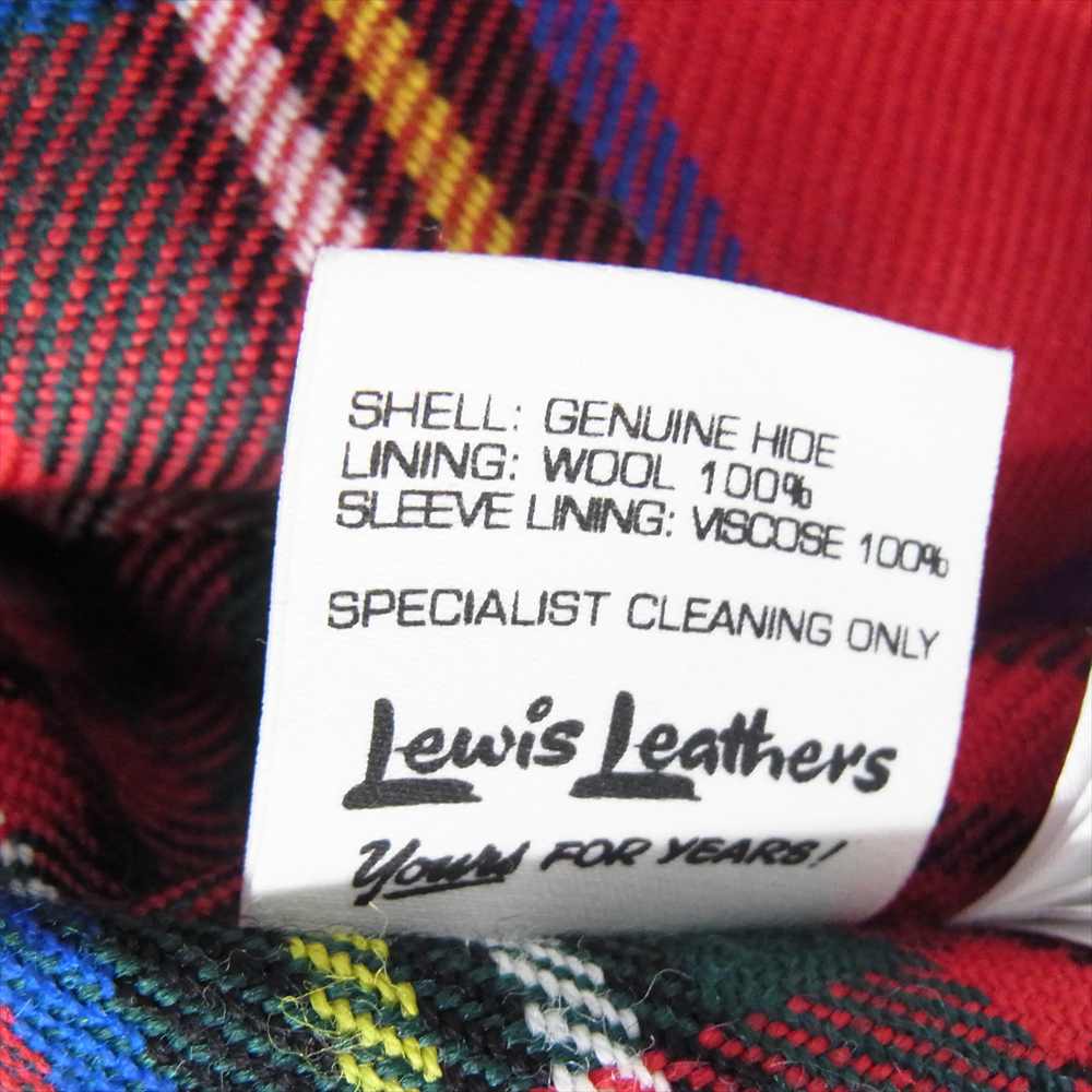 HYSTERIC GLAMOUR ヒステリックグラマー 22SS 02221LB02 Lewis Leathers ルイスレザー 391T LIGHTNING ライトニング スタッズ レザー ライダース ブラック系 M【極上美品】【中古】