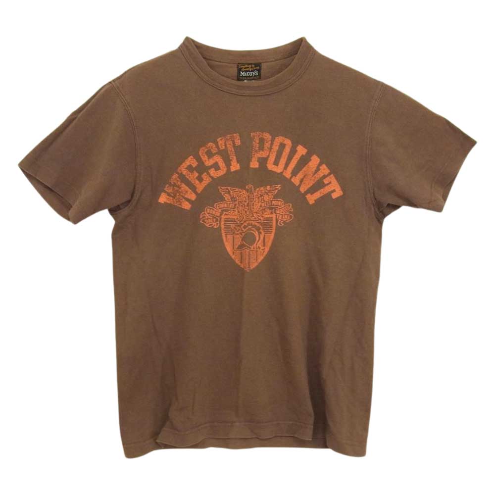 ザリアルマッコイズ  WEST POINT TEE 半袖 Tシャツ  ブラウン系 S【中古】