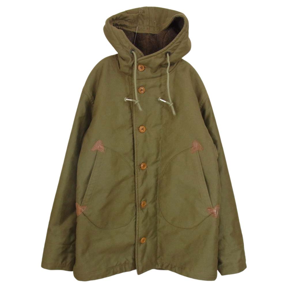 COLIMBO コリンボ NAF10134 OBSERVER PARKA オブザーバー パーカーミリタリー ジャケット  カーキ系 42【中古】