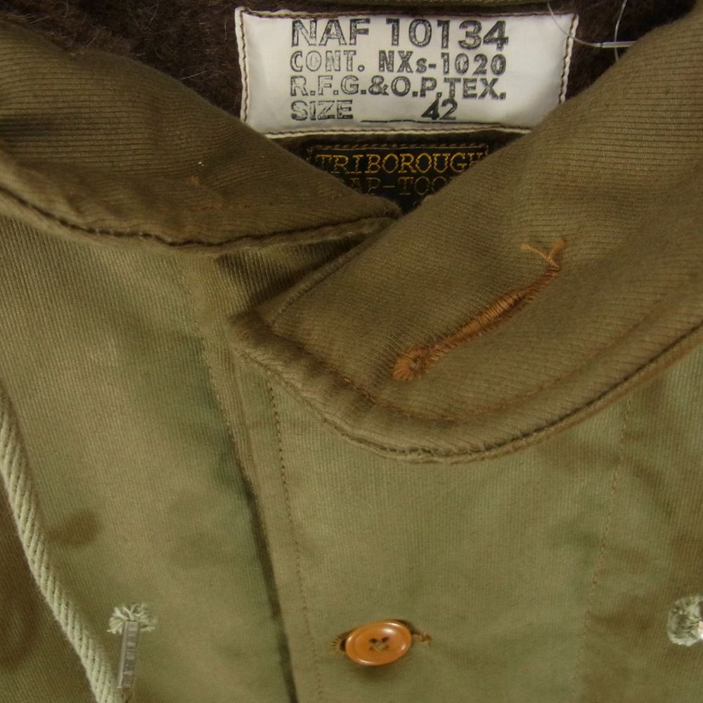 COLIMBO コリンボ NAF10134 OBSERVER PARKA オブザーバー パーカーミリタリー ジャケット  カーキ系 42【中古】