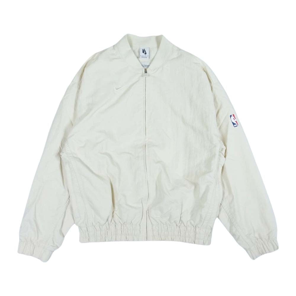 FEAR OF GOD フィアオブゴッド CU4694-271 × NIKE ナイキ NRG W BASKETBALL JACKET バスケットボール ブルゾン ナイロン ジャケット オフホワイト系 ベージュ系 XS【中古】