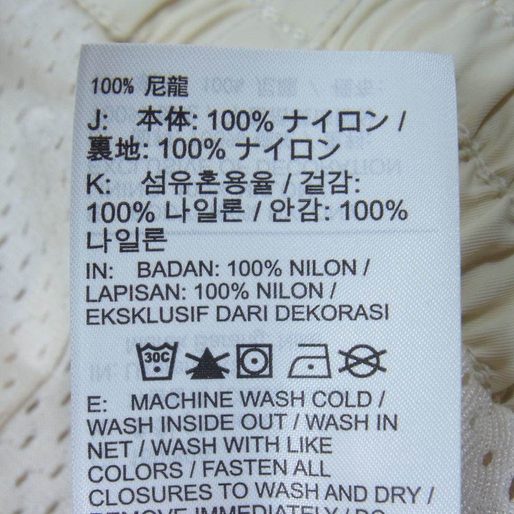 FEAR OF GOD フィアオブゴッド CU4694-271 × NIKE ナイキ NRG W BASKETBALL JACKET バスケットボール ブルゾン ナイロン ジャケット オフホワイト系 ベージュ系 XS【中古】