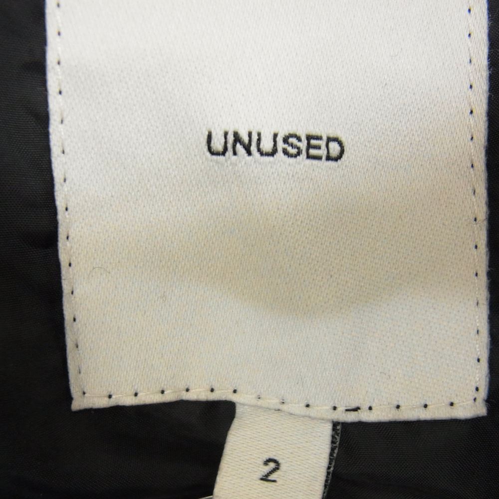 UNUSED アンユーズド 10AW US0091 ファー ダウン ジャケット ブラック系 2【中古】