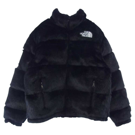 Supreme シュプリーム 20AW THE NORTH FACE Faux Fur Nuptse Jacket ノースフェイス フェイクファー ヌプシ ダウンジャケット ブラック系 M【中古】