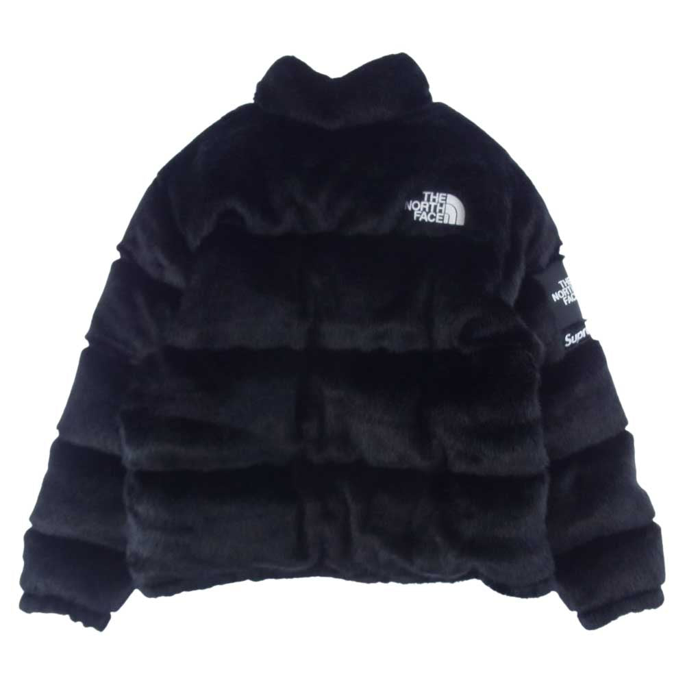 Supreme シュプリーム 20AW THE NORTH FACE Faux Fur Nuptse Jacket ノースフェイス フェイクファー ヌプシ ダウンジャケット ブラック系 M【中古】
