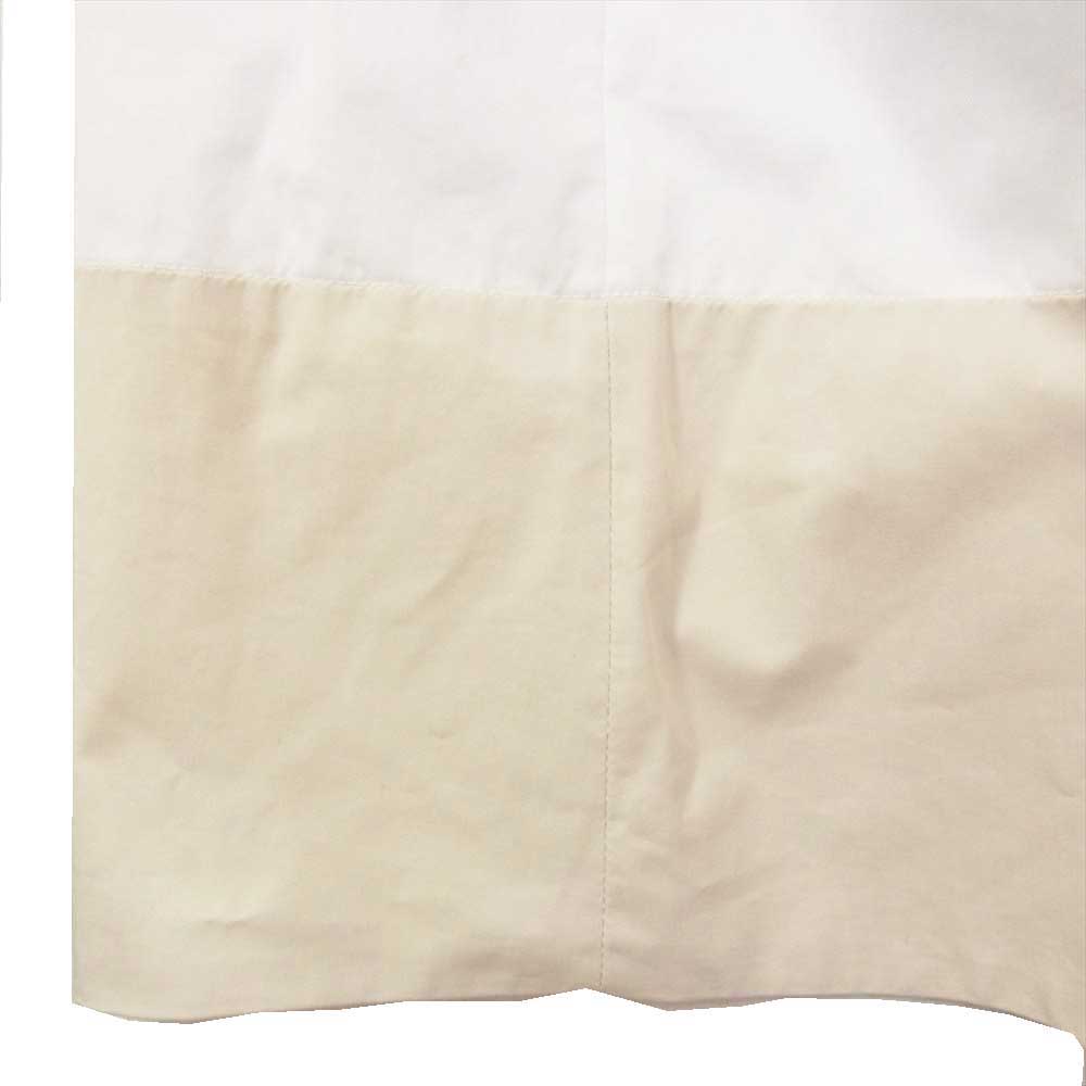 Drawer ドゥロワー 18SS 6524-299-1160 キリカエ ギャザー ロングスカート ホワイト系 36【美品】【中古】