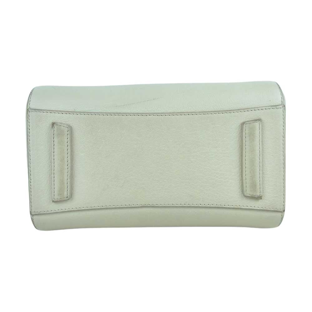 GIVENCHY ジバンシィ MP B 0197 Sugar Goatskin Mini Antigona アンティゴナ ミニ ハンドバッグ ショルダー バッグ 2WAY オフホワイト系【中古】
