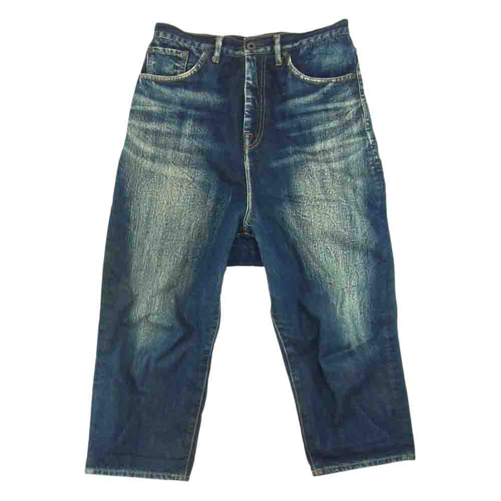 Yohji Yamamoto ヨウジヤマモト Y’s ワイズ YQ-P99-005  シンチバック デニム サルエルパンツ インディゴブルー系 1【中古】
