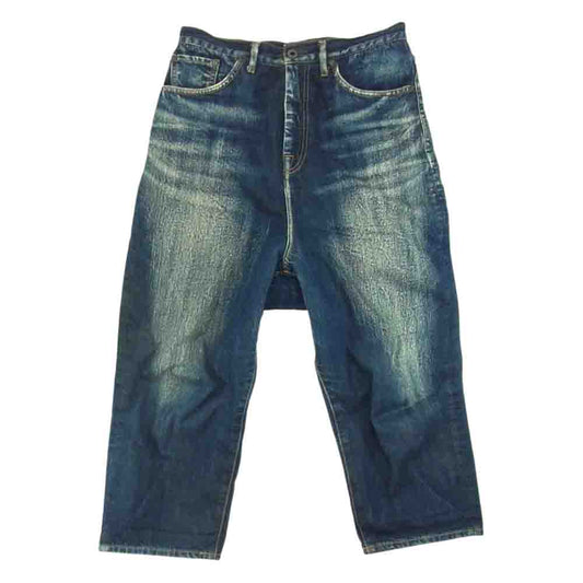 Yohji Yamamoto ヨウジヤマモト Y’s ワイズ YQ-P99-005  シンチバック デニム サルエルパンツ インディゴブルー系 1【中古】