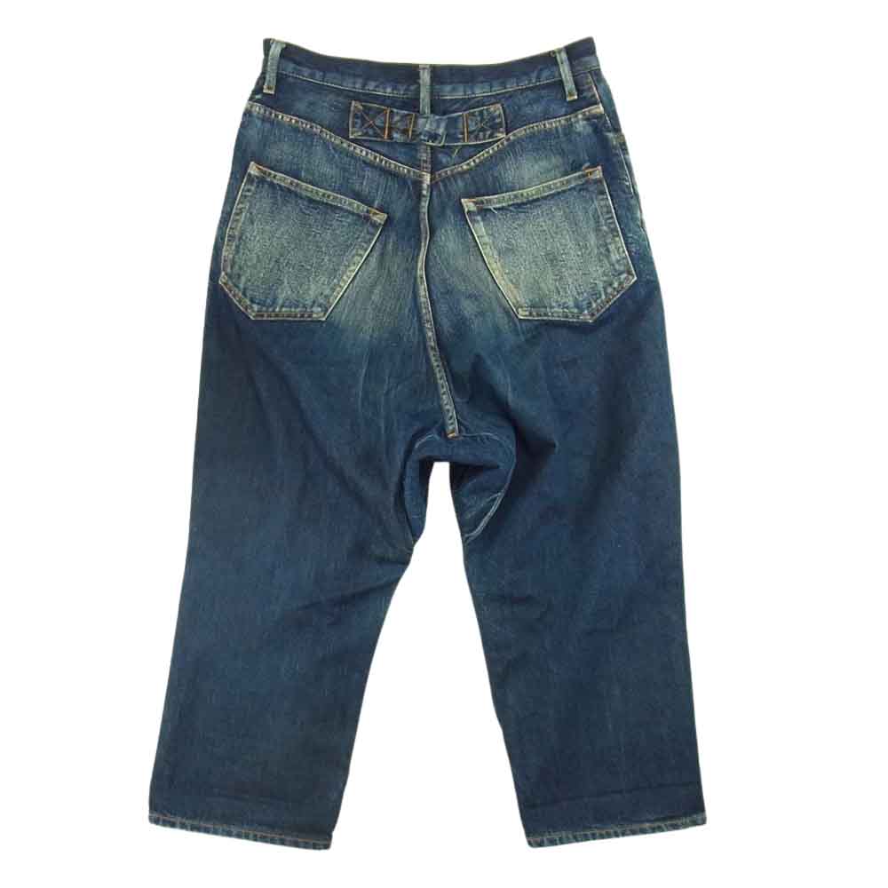 Yohji Yamamoto ヨウジヤマモト Y’s ワイズ YQ-P99-005  シンチバック デニム サルエルパンツ インディゴブルー系 1【中古】