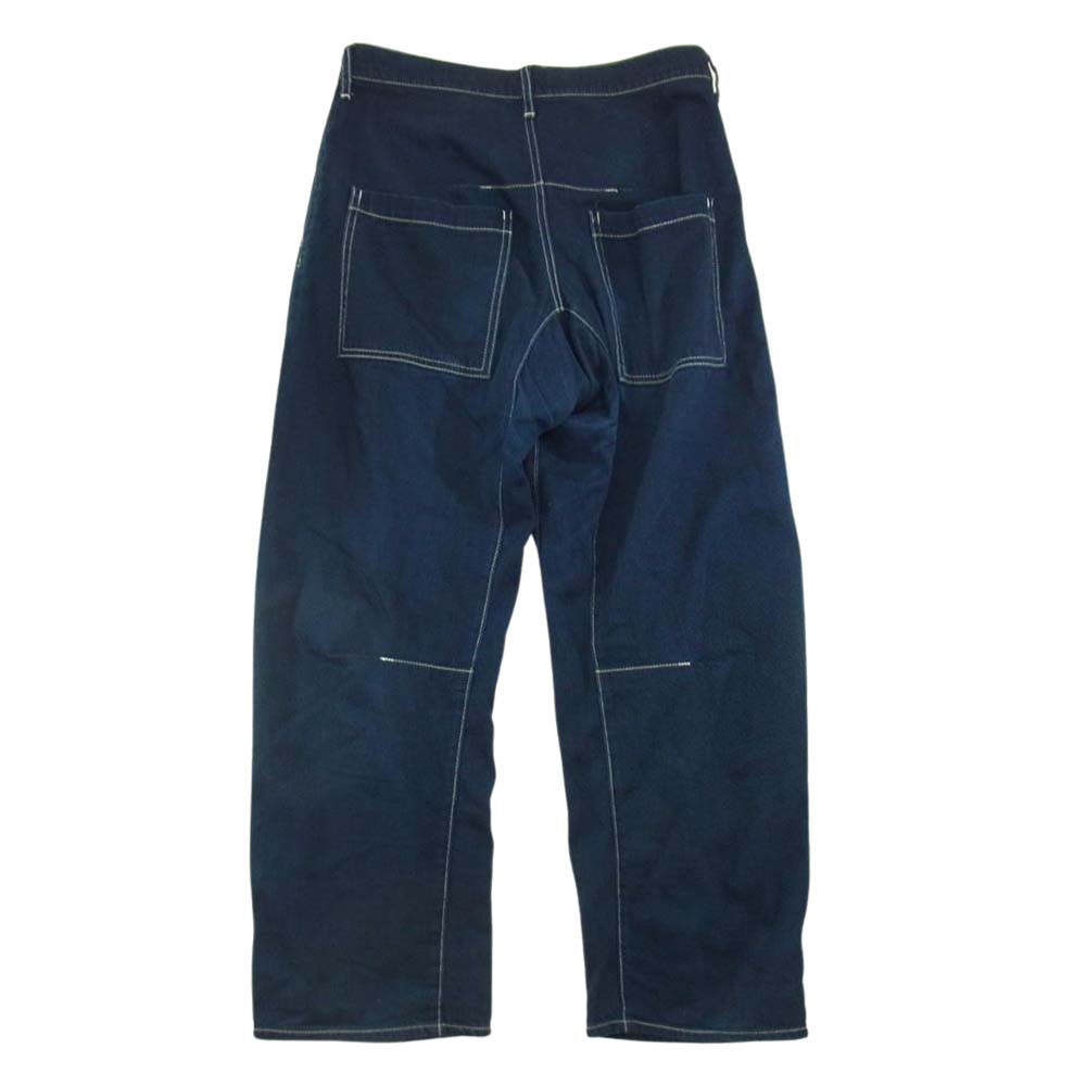 Yohji Yamamoto ヨウジヤマモト Y’s ワイズ YO-P98-005 SPOTTED DENIM GUSSET BIG PANTS スポーテッド デニム ゲスト ビッグ パンツ インディゴブルー系 1【中古】