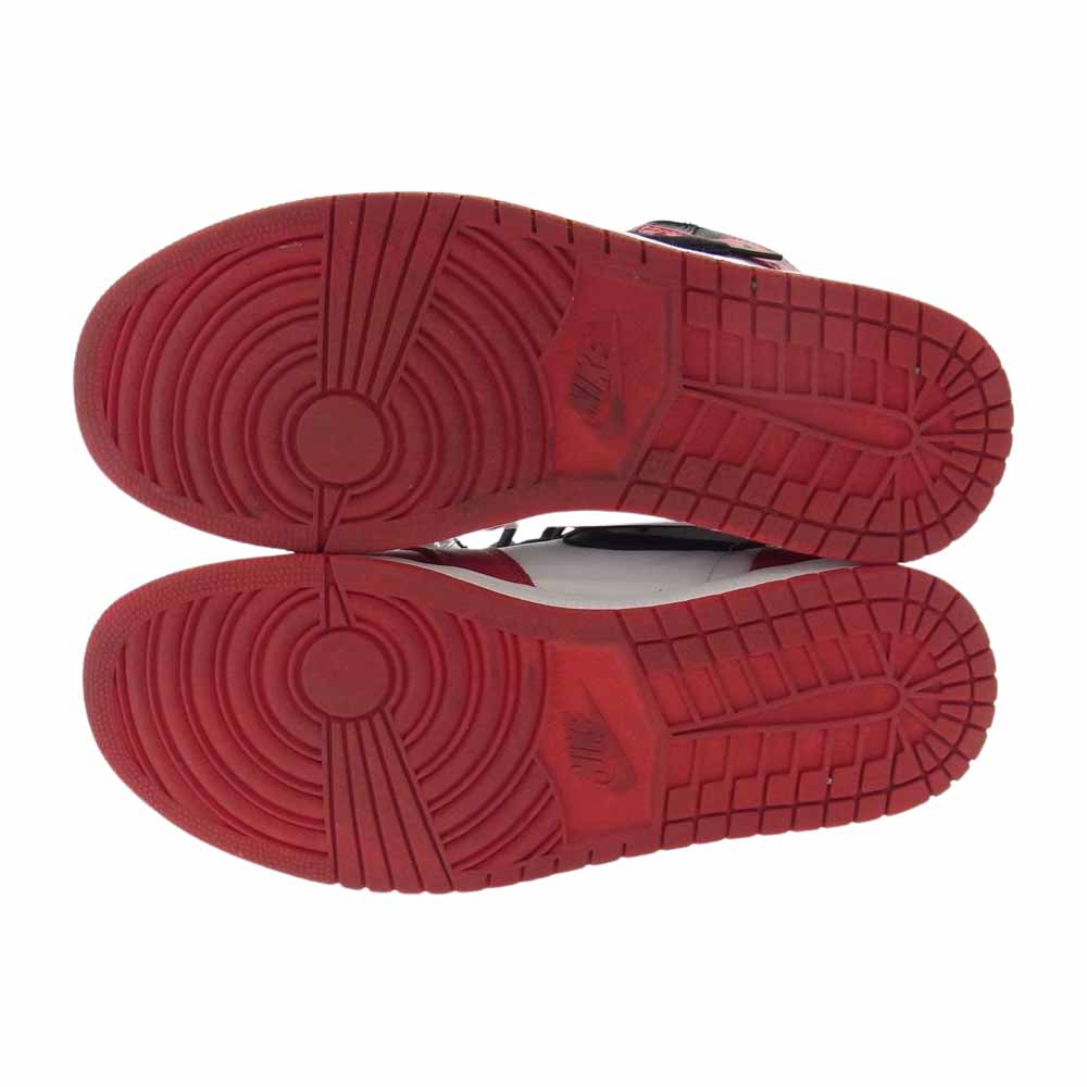 NIKE ナイキ 861428-061 AIR JORDAN 1 RETRO HIGH OG NRG HOMAGE TO HOME エアジョーダン1 レトロ ハイ オマージュトゥーホーム スニーカー ブラック系 レッド系 28.5cm【中古】