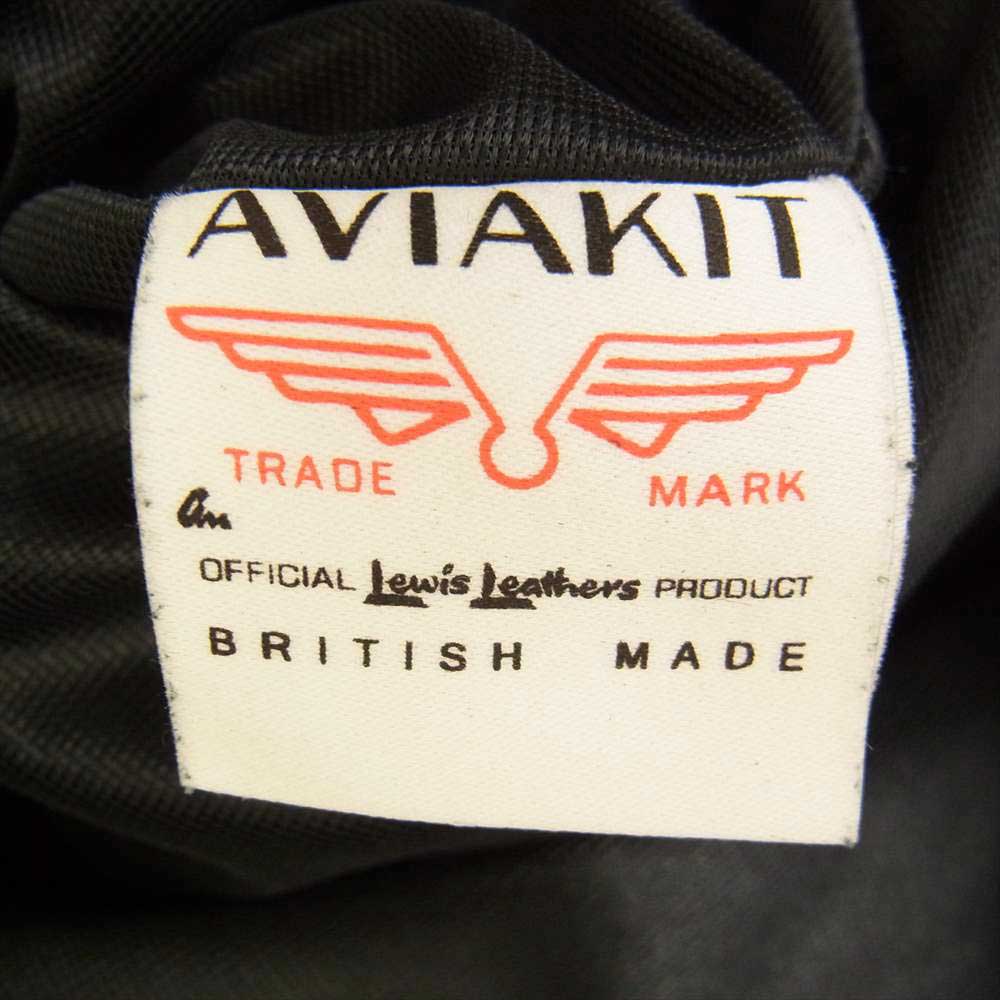 Lewis Leathers ルイスレザー 551TR DOMINATOR ドミネーター ラットランドシープ 羊革 裏ナイロン シングル レザー ライダース ジャケット ブラック系 40【美品】【中古】