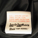 Lewis Leathers ルイスレザー 551TR DOMINATOR ドミネーター ラットランドシープ 羊革 裏ナイロン シングル レザー ライダース ジャケット ブラック系 40【美品】【中古】