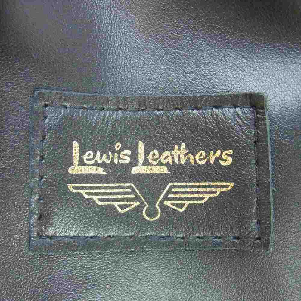 HYSTERIC GLAMOUR ヒステリックグラマー 02221LB02 × Lewis Leathers ルイスレザー #391 LIGHTNING スタッズ ライトニング レザー ライダース ジャケット ブラック系 L【美品】【中古】