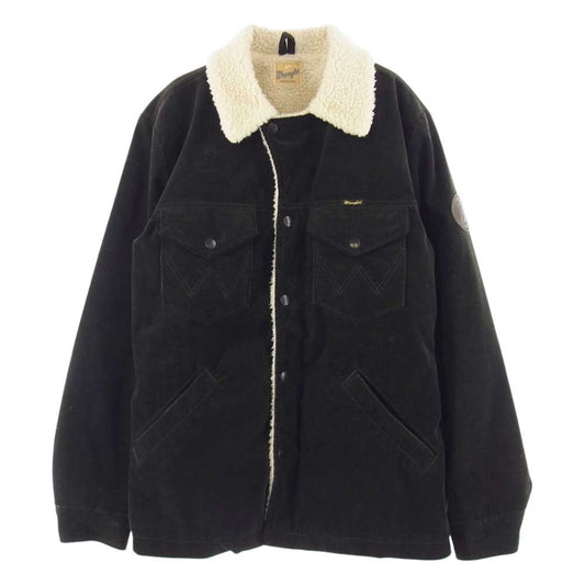 Wrangler ラングラー × HUNTING WORLD ハンティングワールド コーデュロイ ボア トラック ジャケット モスグリーン系 M【中古】