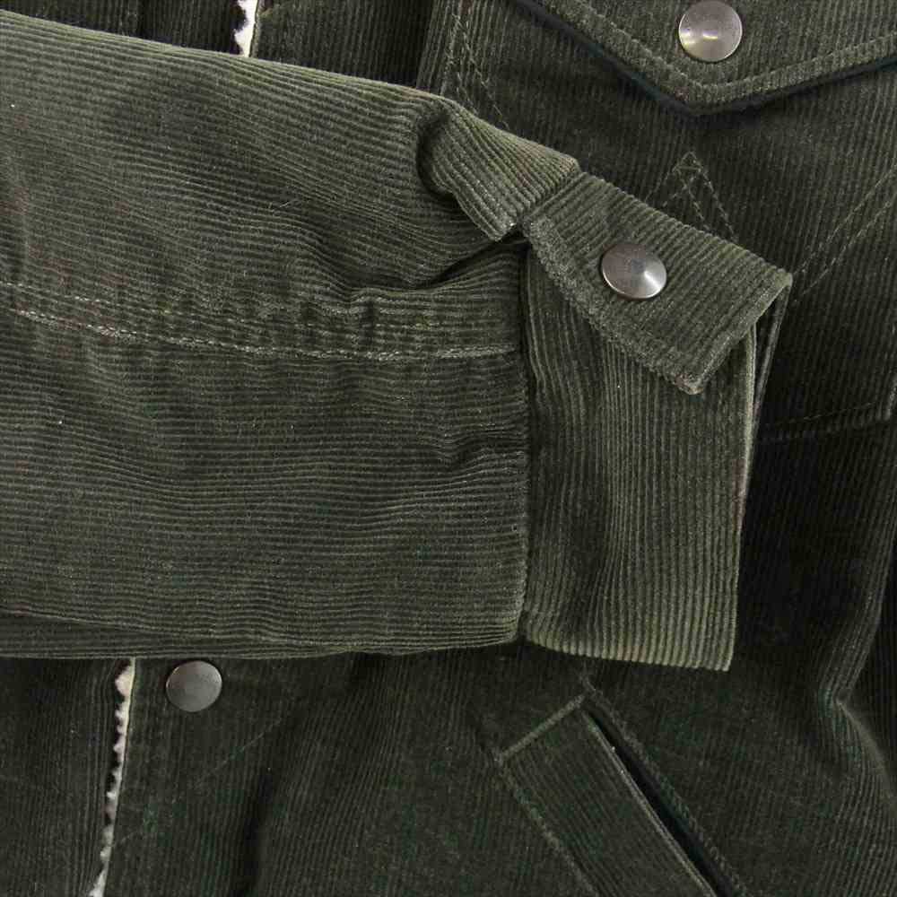 Wrangler ラングラー × HUNTING WORLD ハンティングワールド コーデュロイ ボア トラック ジャケット モスグリーン系 M【中古】