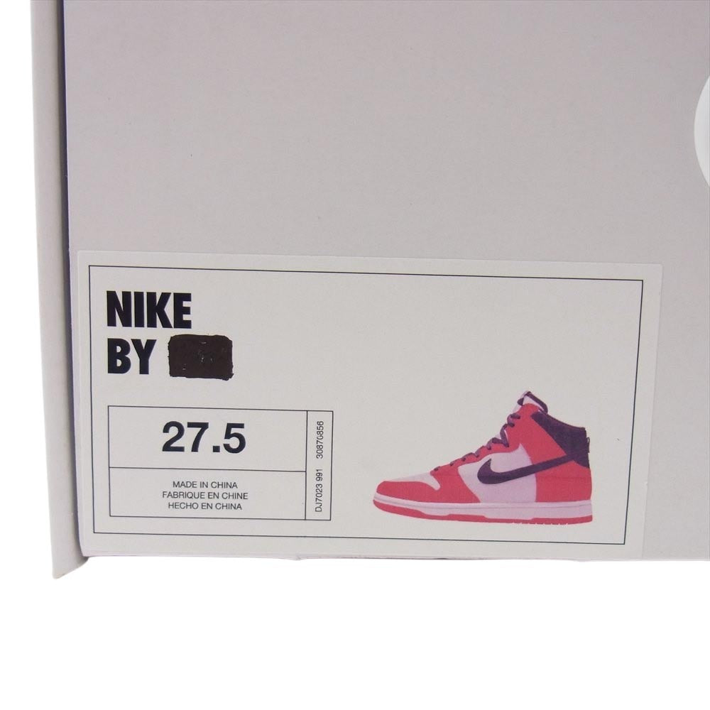 NIKE ナイキ DJ7023 991　 DUNK BY YOU ハイカット スニーカー  マルチカラー系 27.5【中古】