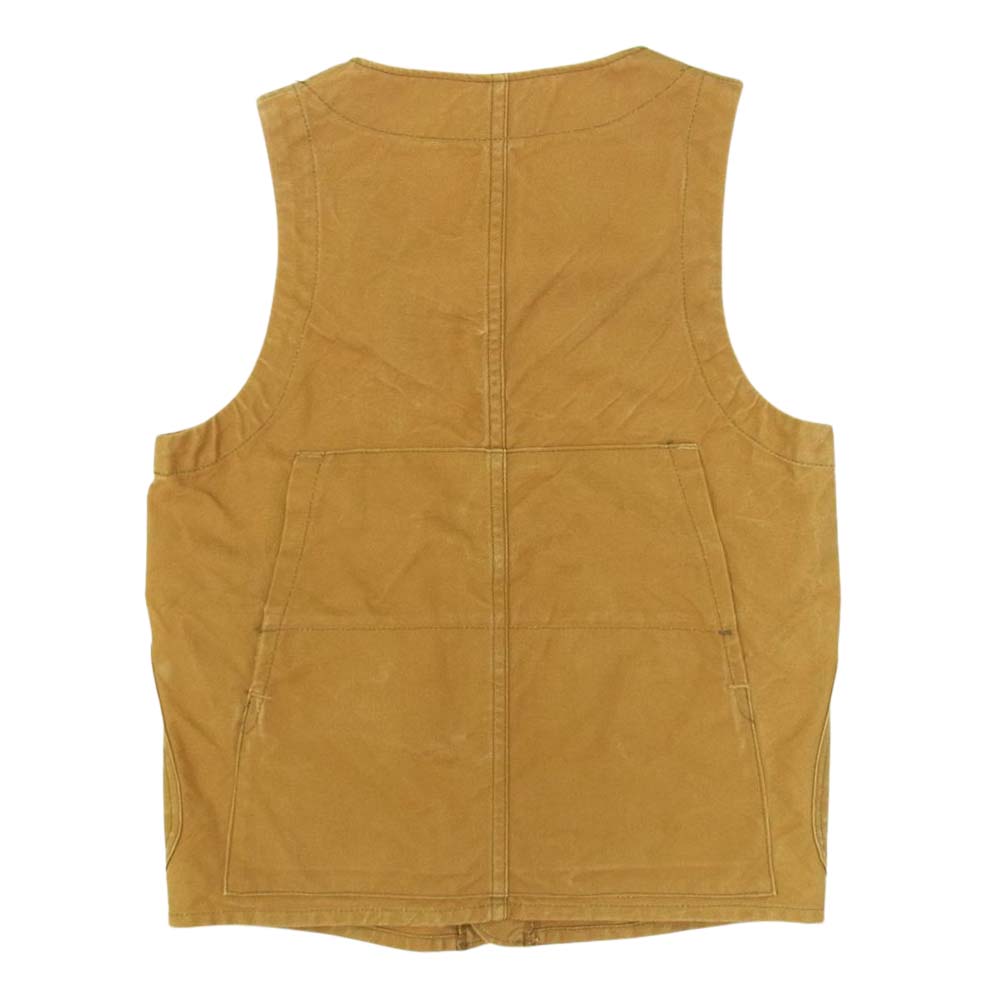 The REAL McCOY'S ザリアルマッコイズ JOE McCOY ジョーマッコイ 8HOUR UNION キャンバス地 ワーク ベスト ブラウン系 36【中古】