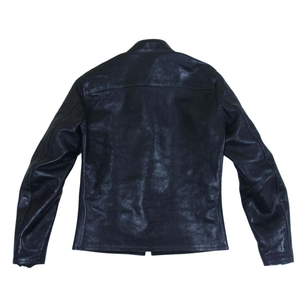 The REAL McCOY'S ザリアルマッコイズ BJ9110  Buco J-100 HORSEHIDE ホースハイド ブコ シングル ライダース ジャケット レザー  ブラック系 34【中古】