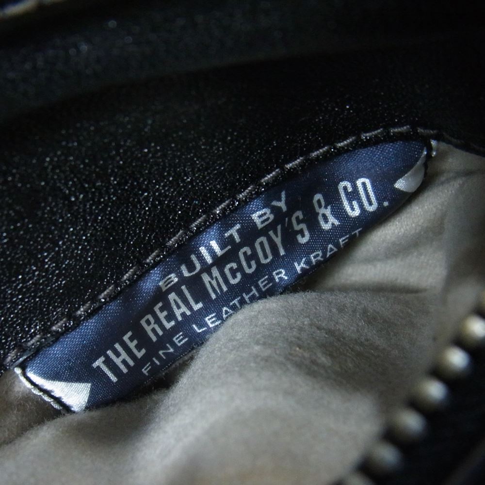 The REAL McCOY'S ザリアルマッコイズ BJ9110  Buco J-100 HORSEHIDE ホースハイド ブコ シングル ライダース ジャケット レザー  ブラック系 34【中古】