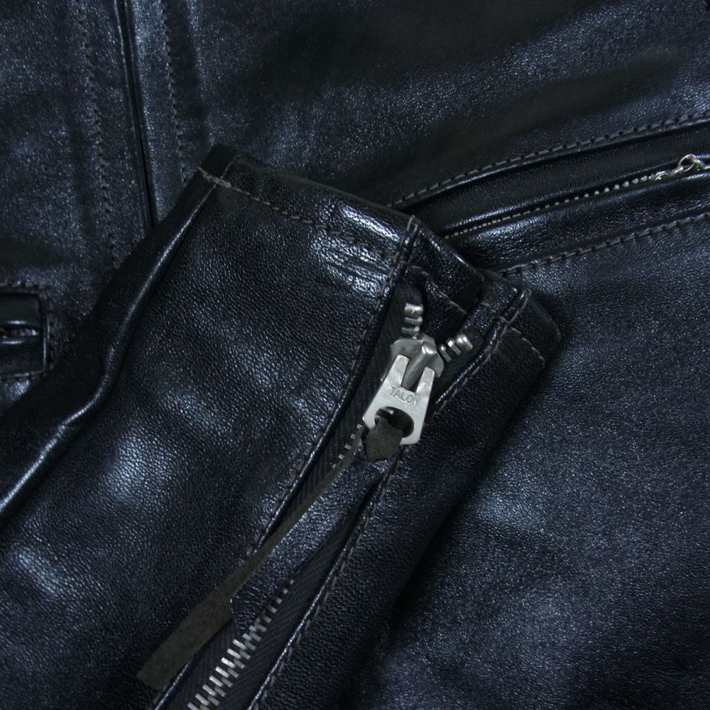 The REAL McCOY'S ザリアルマッコイズ BJ9110  Buco J-100 HORSEHIDE ホースハイド ブコ シングル ライダース ジャケット レザー  ブラック系 34【中古】