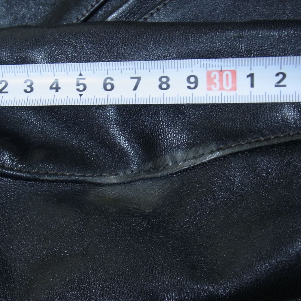 The REAL McCOY'S ザリアルマッコイズ BJ9110  Buco J-100 HORSEHIDE ホースハイド ブコ シングル ライダース ジャケット レザー  ブラック系 34【中古】