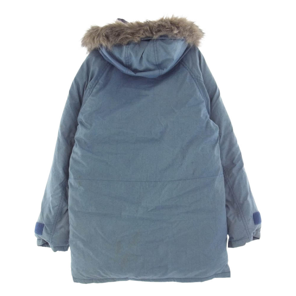 THE NORTH FACE ノースフェイス ND2470N RHC ロンハーマン 別注 PURPLE LABEL パープル レーベル フーディ ダウン コート ライトブルー系 L【中古】