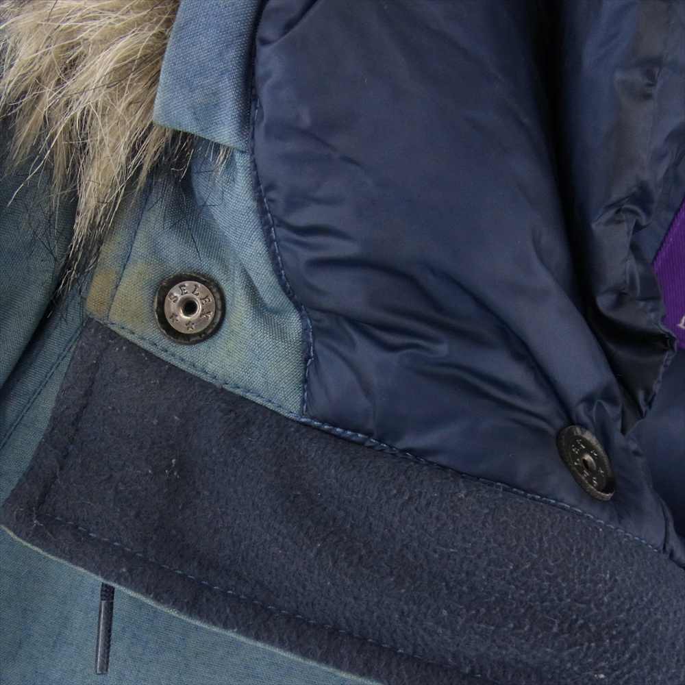 THE NORTH FACE ノースフェイス ND2470N RHC ロンハーマン 別注 PURPLE LABEL パープル レーベル フーディ ダウン コート ライトブルー系 L【中古】