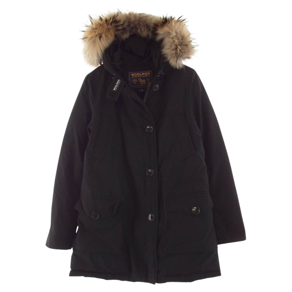WOOLRICH ウールリッチ wwcps2479d 国内正規品 ARCTIC PARKA アークティック パーカ フーディ ダウン ジャケット ブラック系 XS【中古】