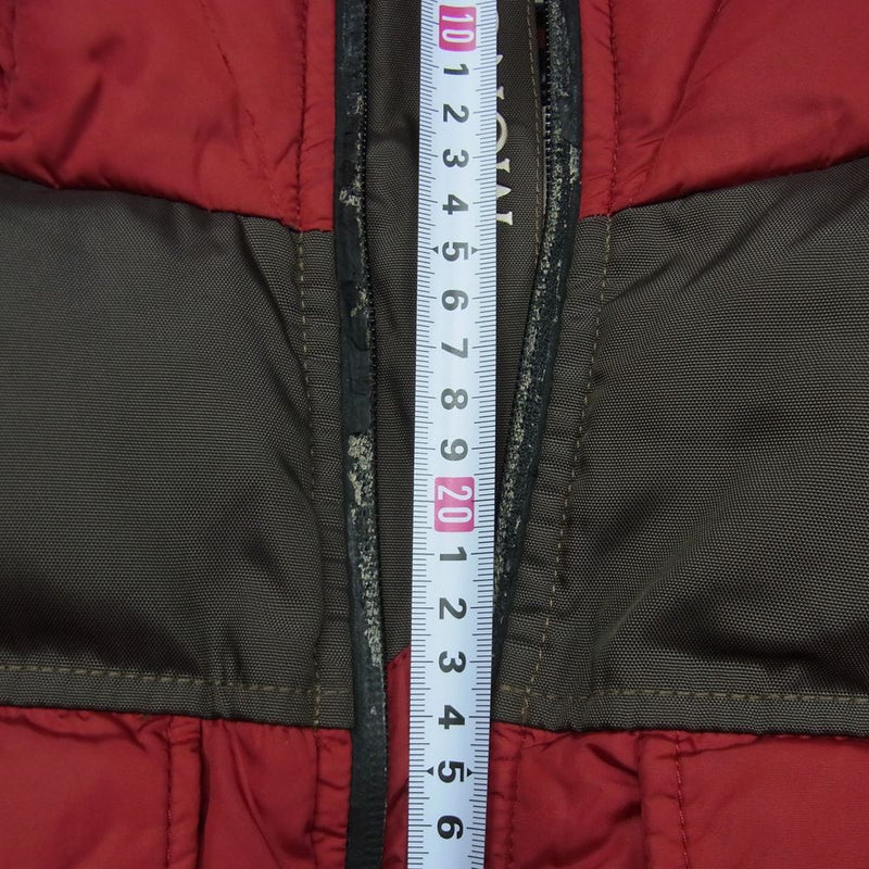 MONCLER モンクレール GRENOBLE グルノーブル VADRET GILET バドレット ダウン ベスト ルーマニア製 レッド系【中古】