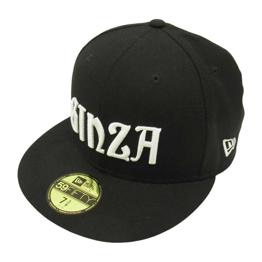 FRAGMENT DESIGN フラグメントデザイン × NEW ERA ニューエラ GINZA ギンザ キャップ ブラック系 7 3/8【中古】
