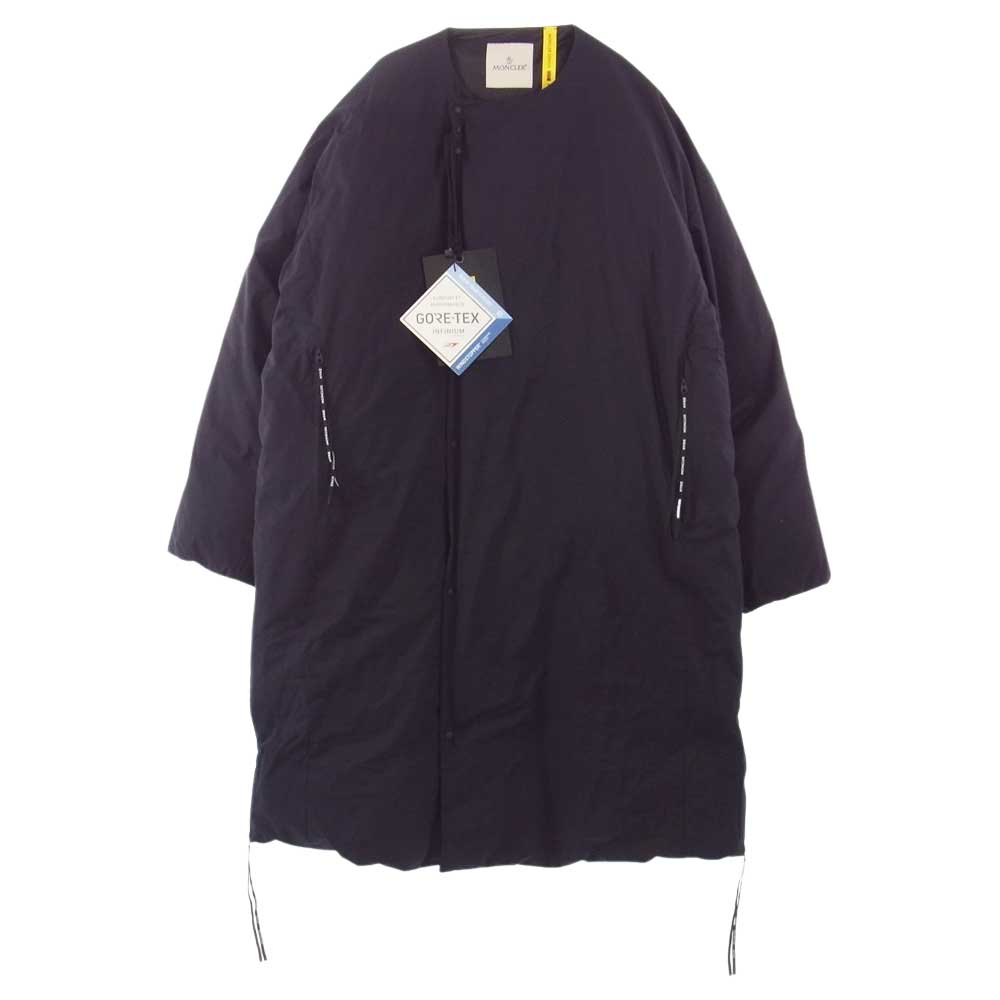 MONCLER モンクレール 21AW G2 09K 1C00002 M1192 国内正規品 HYKE MUVERAN GORE-TEX ハイク ノーカラー ダウンジャケット ダークネイビー系 4【新古品】【未使用】【中古】