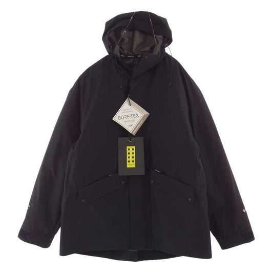 MONCLER モンクレール 21AW G2 09K 1A00005 M1194 国内正規品 HYKE LANGUARD SHORT GORE-TEX ハイク ランガード フード付き ショート パーカー ダウンジャケット ゴアテックス ブラック系 2【新古品】【未使用】【中古】