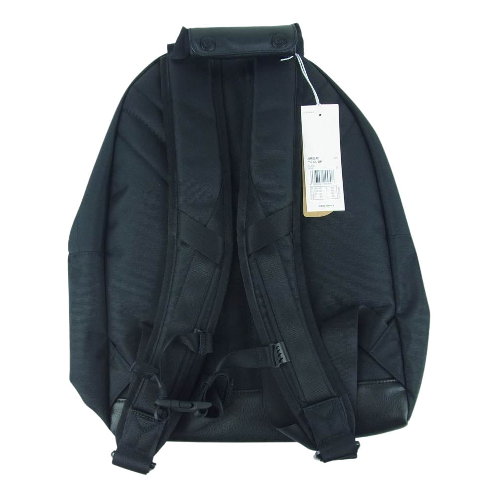 Yohji Yamamoto ヨウジヤマモト HM8348 Y-3 ワイスリー ロゴ刺繍 ナイロン バックパック リュックサック ブラック系【新古品】【未使用】【中古】