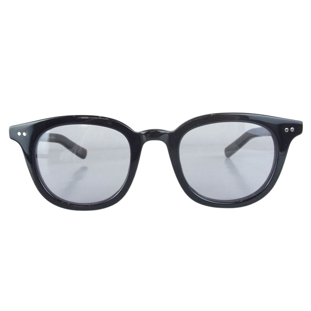 WACKO MARIA ワコマリア PL-039 E NATIVE SONS ネイティブサンズ アイウェア 眼鏡 ブラック系 46.2□22.5 144【中古】