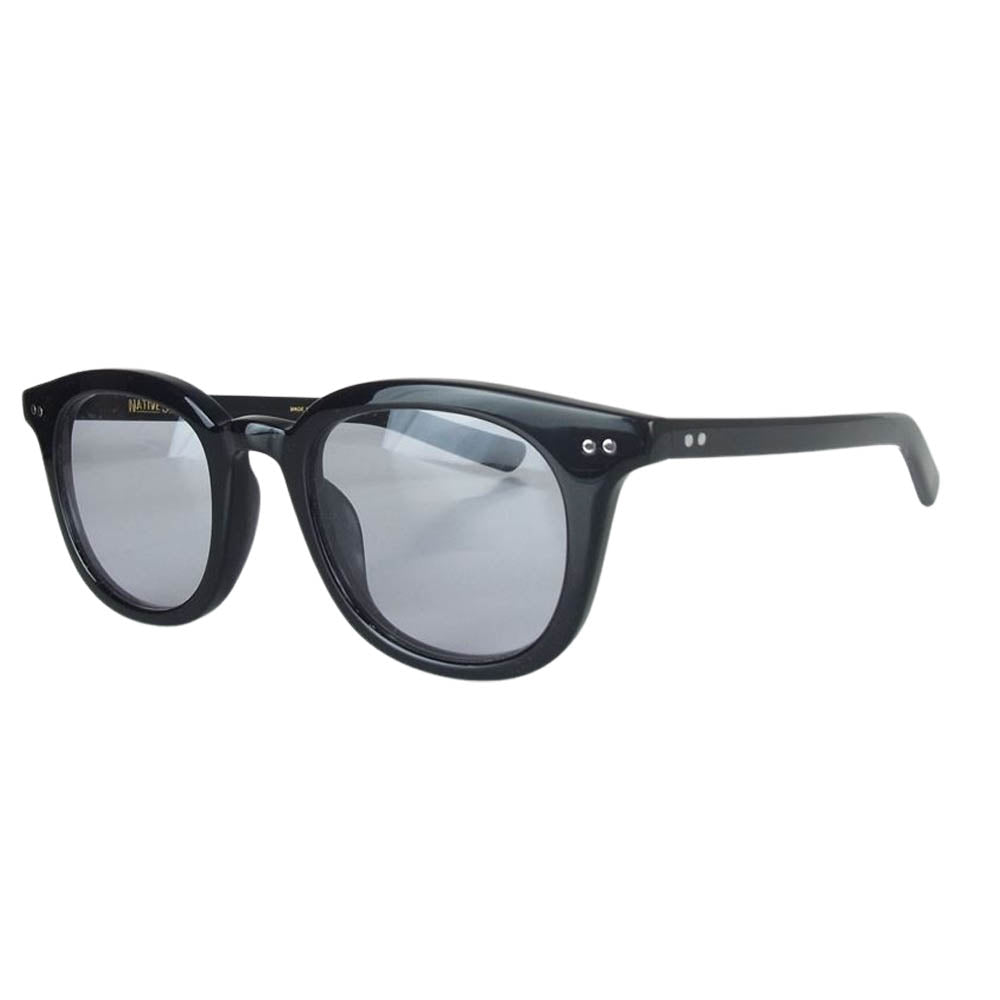 WACKO MARIA ワコマリア PL-039 E NATIVE SONS ネイティブサンズ アイウェア 眼鏡 ブラック系 46.2□22.5 144【中古】