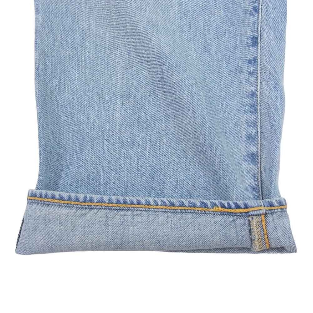 COMOLI コモリ 22SS V01-03009 BLEACH ブリーチ加工 5P ウォッシュ デニムパンツ インディゴブルー系 1【美品】【中古】