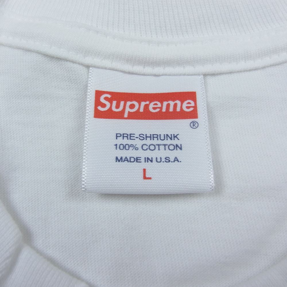 Supreme シュプリーム 22SS ANTIHERO Curbs Tee アンタイヒーロー カーブス 半袖 Tシャツ ホワイト系 L【中古】
