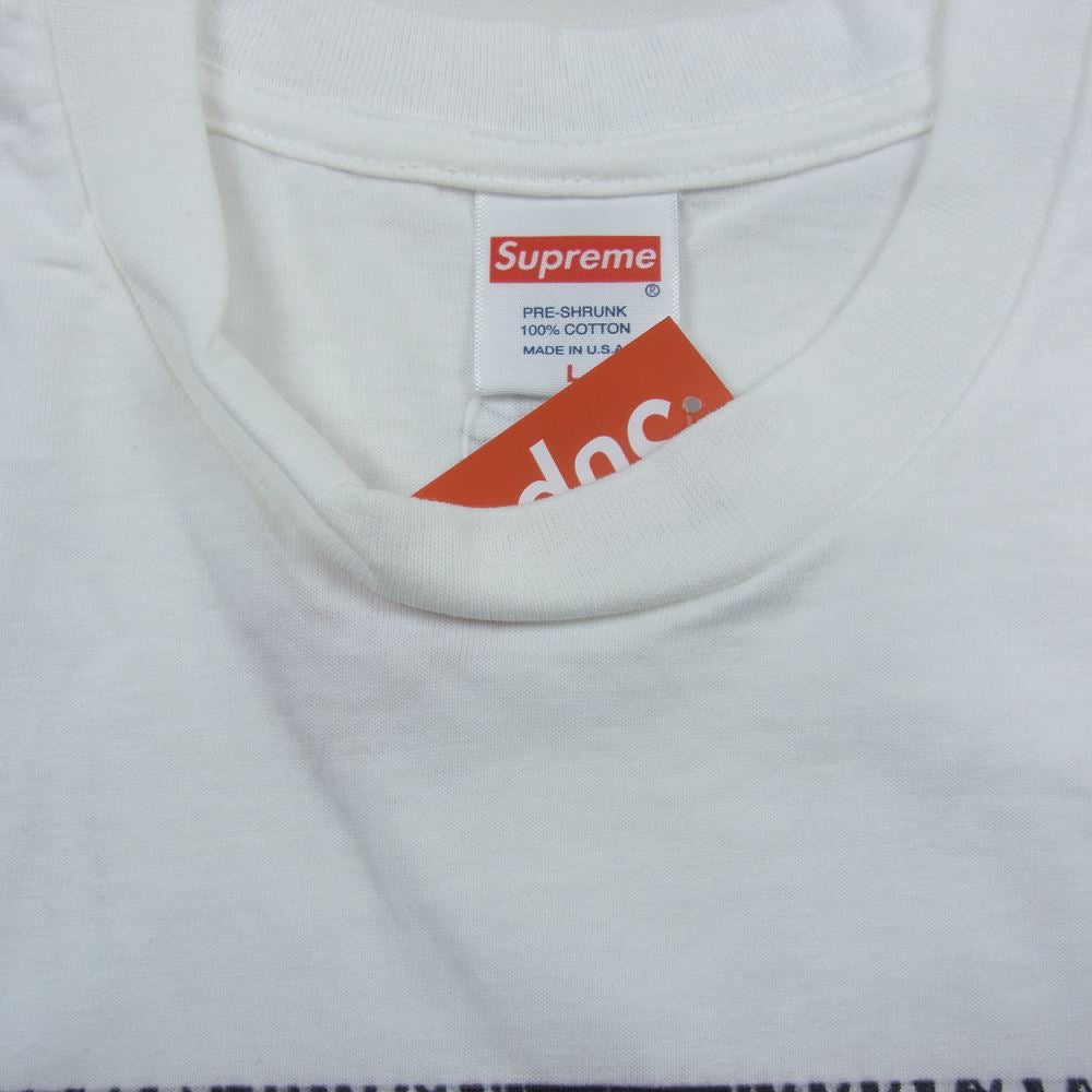 Supreme シュプリーム 22SS Daido Moriyama Tights Tee 森山大道 タイツ フォトプリント 半袖 Tシャツ ホワイト系 L【中古】