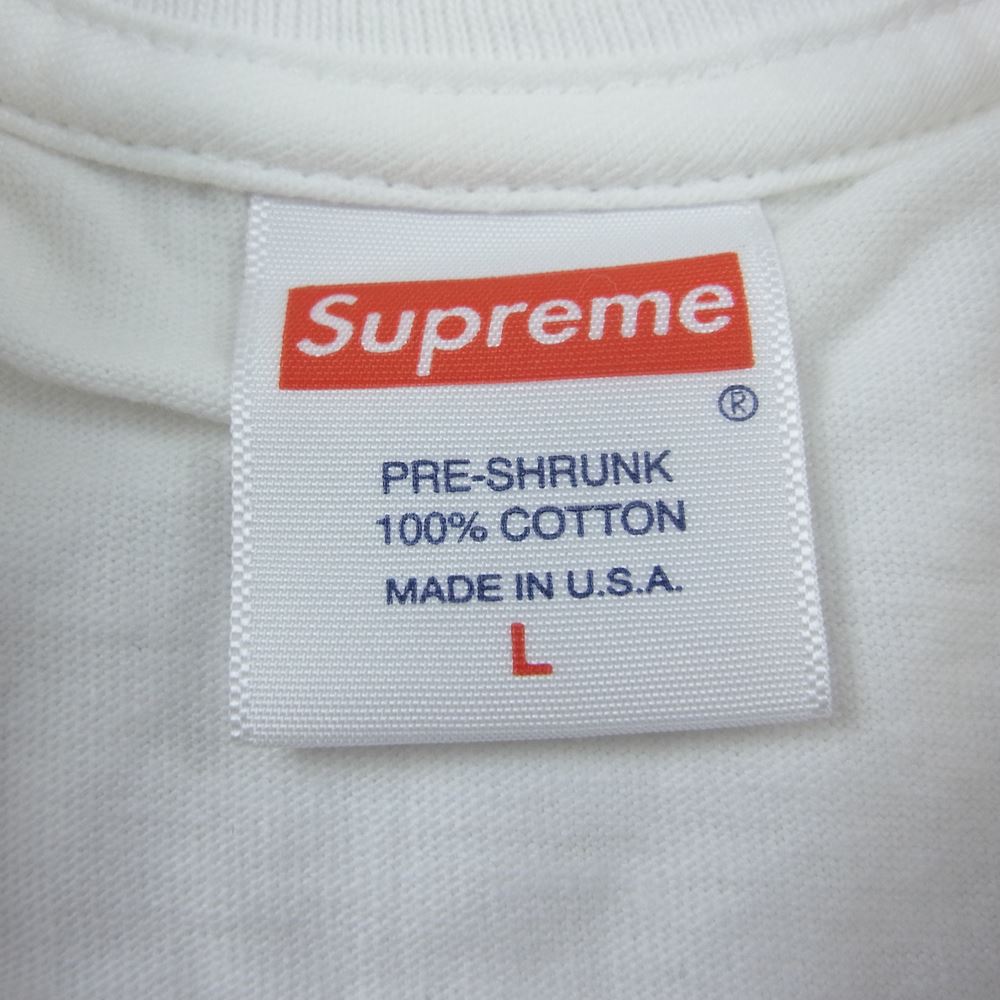 Supreme シュプリーム 22SS Float Tee フロート 半袖 Tシャツ ホワイト系 L【新古品】【未使用】【中古】