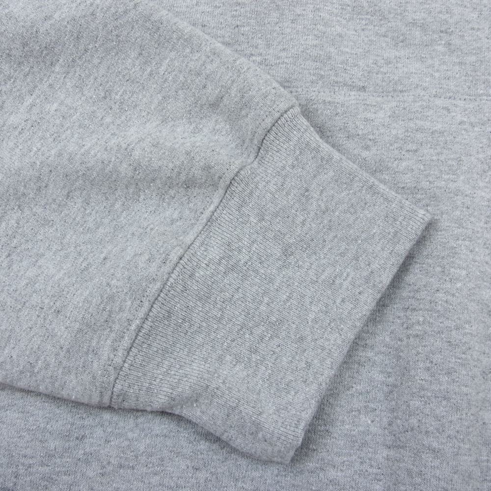 Supreme シュプリーム 22SS Enamel Small Box Hooded Sweatshirt エナメル スモールボックスロゴ スウェット パーカー グレー系 L【新古品】【未使用】【中古】
