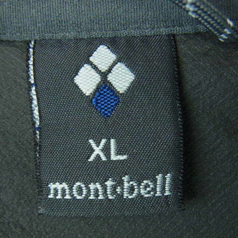 mont-bell モンベル 1106670 クリマプラス シーリング ライニング フリース ジャケット バングラデシュ製 グレー系 XL【中古】
