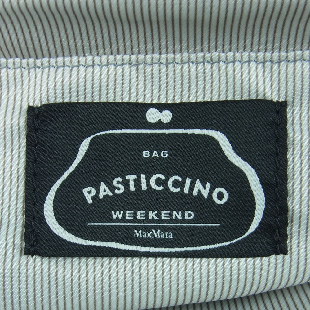 MAX MARA マックスマーラ 15-51-60404 Weekend ウィークエンド イタリア製 国内正規品 Pasticcino Bag 2way がま口 クラッチ チェーン ショルダー パスティッチーノ バッグ ブラウン系 01【中古】