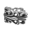 CHROME HEARTS クロムハーツ（原本無） ダブルフローラルクロス リング シルバー系【中古】