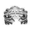 CHROME HEARTS クロムハーツ（原本無） ダブルフローラルクロス リング シルバー系【中古】