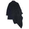 Yohji Yamamoto POUR HOMME ヨウジヤマモトプールオム 20AW HR-B47-880 リンクル ギャバジン テンセル スウィチング ドレープ シャツ ブラック系 2【美品】【中古】