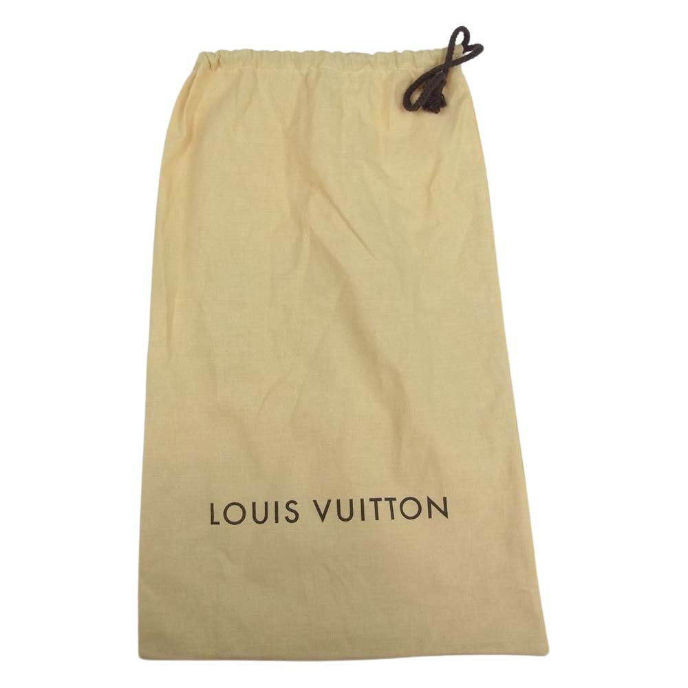 LOUIS VUITTON ルイ・ヴィトン M6809 サンチュール LST ロゴ 型抜 バックル レザー ベルト ブラウン系 100/40【中古】